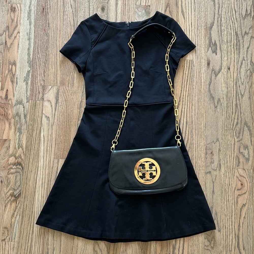 J.Crew Size 0 Like New Structured Black Dress